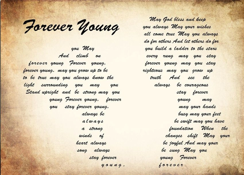 Forever Young – Bob Dylan